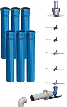 Abgassystempaket Schornstein