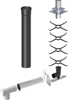 Abgassystempaket Schornstein