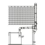 Abgasleitung an der Fassade (160 und 200)