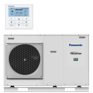 Panasonic Aquarea LT Monoblock-Wärmepumpe, 7 kW, Gen. J, 230 V