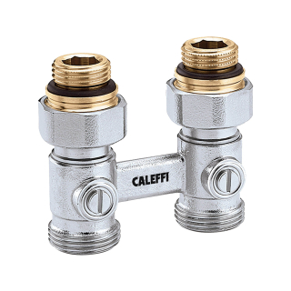 Caleffi Hahnblock 3/4", DN 20, Durchgang