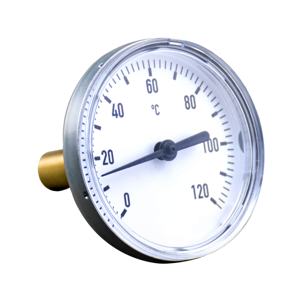 Zeiger -Thermometer 1/2 - 40 mm - rund