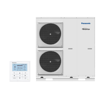 Panasonic Aquarea T-CAP Monoblock-Wärmepumpe, 9 kW, Gen. J, 400 V