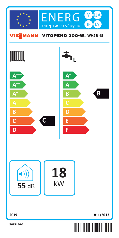 Energielabel-VIEWH2B18V100VAR