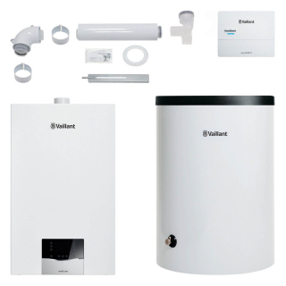 Vaillant Paket 1.648/2 ecoTEC plus VC 20CS/1-5, VRC 710, VIH R 150, LAS starr